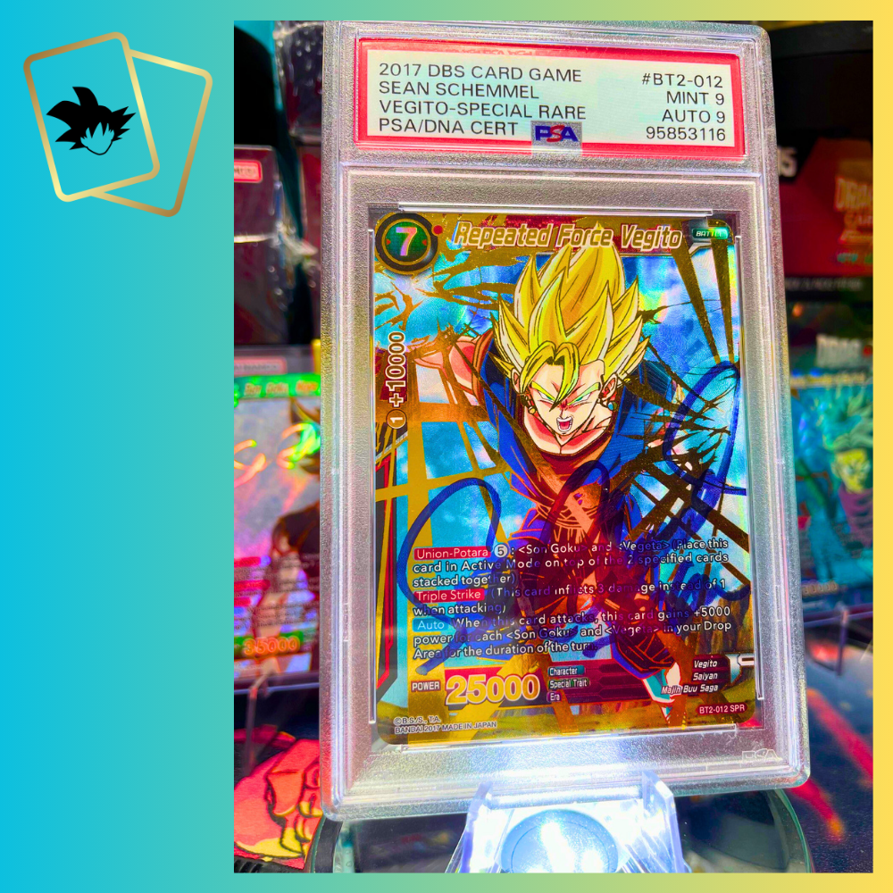 Repeated Force Vegito Signed By Sean Schemmel PSA9