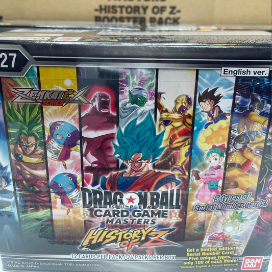 HISTORY OF Z- [DBS-B27] ZENKAI Series EX Set 10 image 1