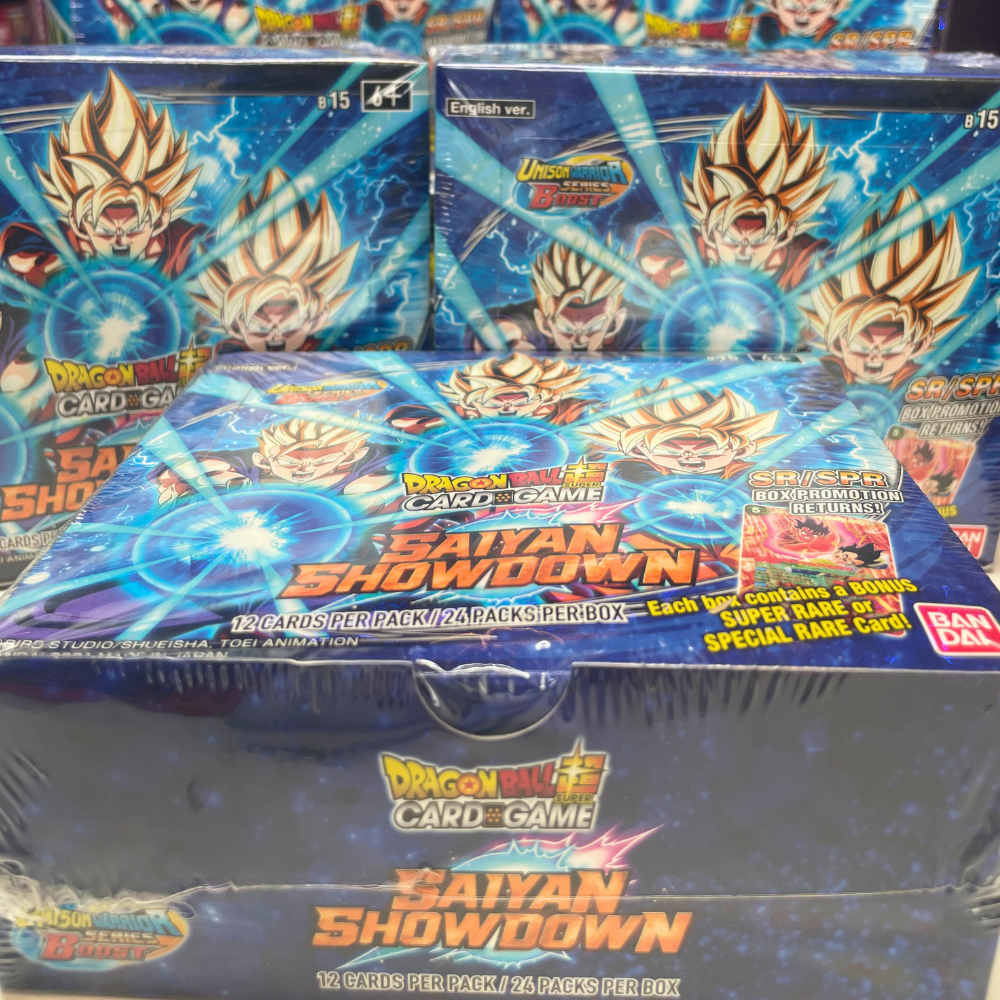 Full Case 12X Saiyan Showdown Booster Box BT15 Dragonballcardgame.com Full Case 12X Saiyan Showdown Booster Box BT15 Dragonballcardgame.com