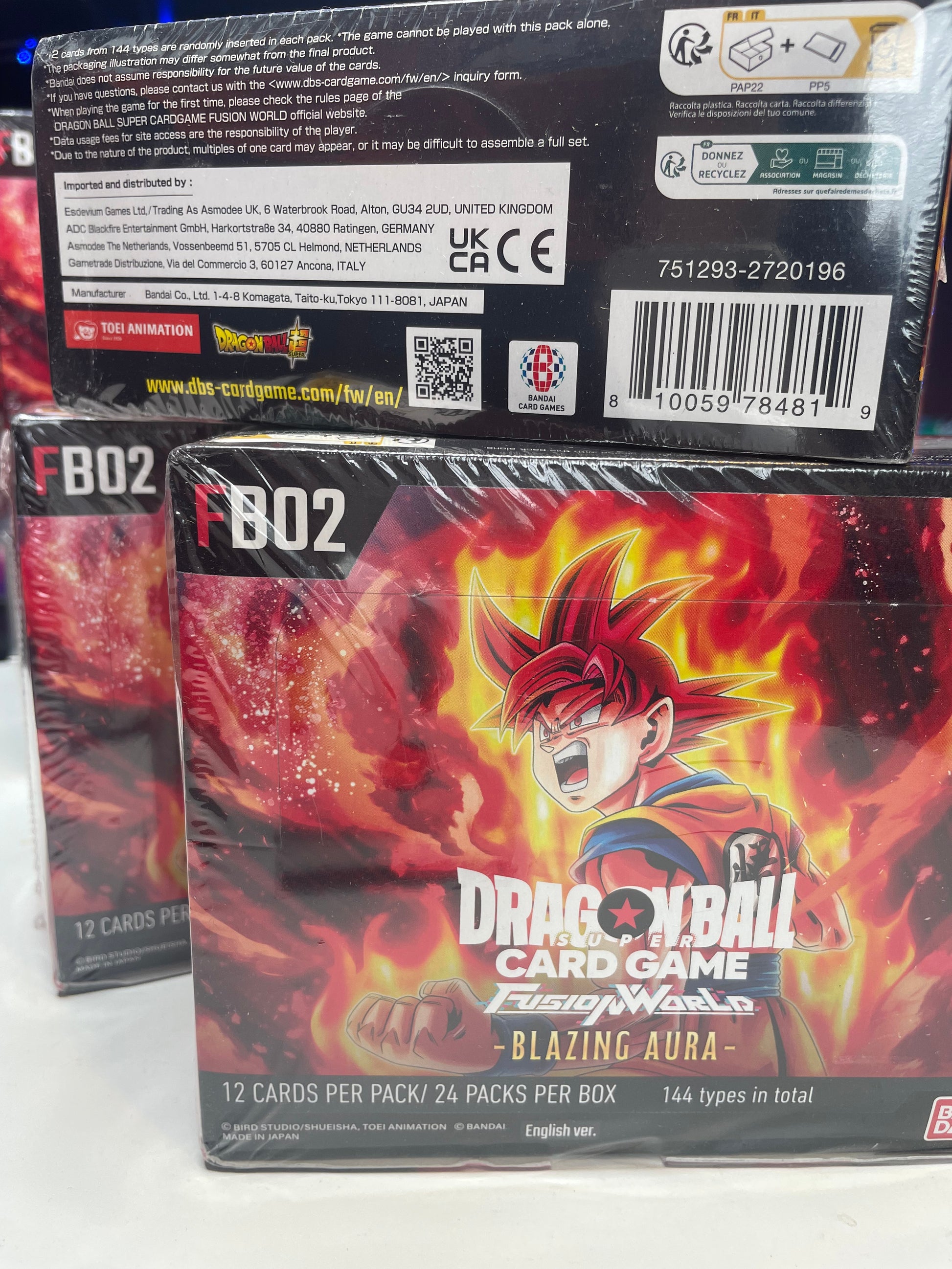 Blazing Aura Booster Box FB02 Dragonballcardgame.com Blazing Aura Booster Box FB02 Dragonballcardgame.com